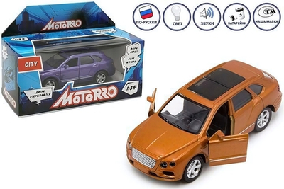 Машина металл, 1:34, Motorro, откр. двери, свет/звук
