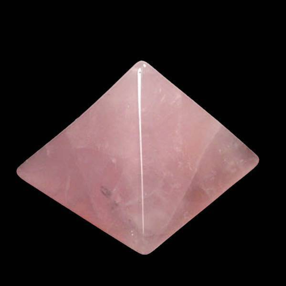 Пирамида розовый кварц асс.