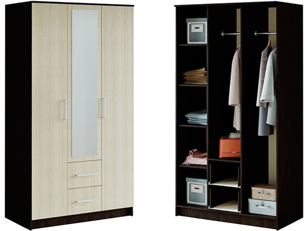 Фиеста Шкаф 3-х ств.