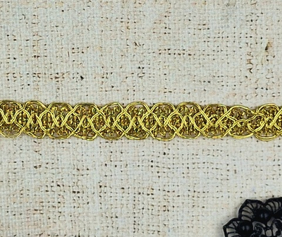 Тесьма люрекс, ш. 2 см, золото