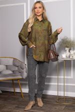 Блуза Тайна очарования (зеленая) Б14434-5М LT Collection