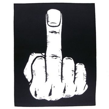 Нашивка спиновая Средний палец (226)