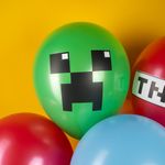 Шар (12''/30 см) Пиксели, TNT, Ассорти, пастель, 2 ст, 25 шт.