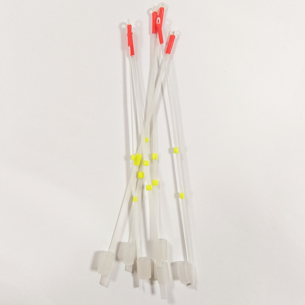 Сторожок "Лавсан" со сборным кольцом, желтый, 14см, 0.1-0.35гр (50 штук в упаковке)