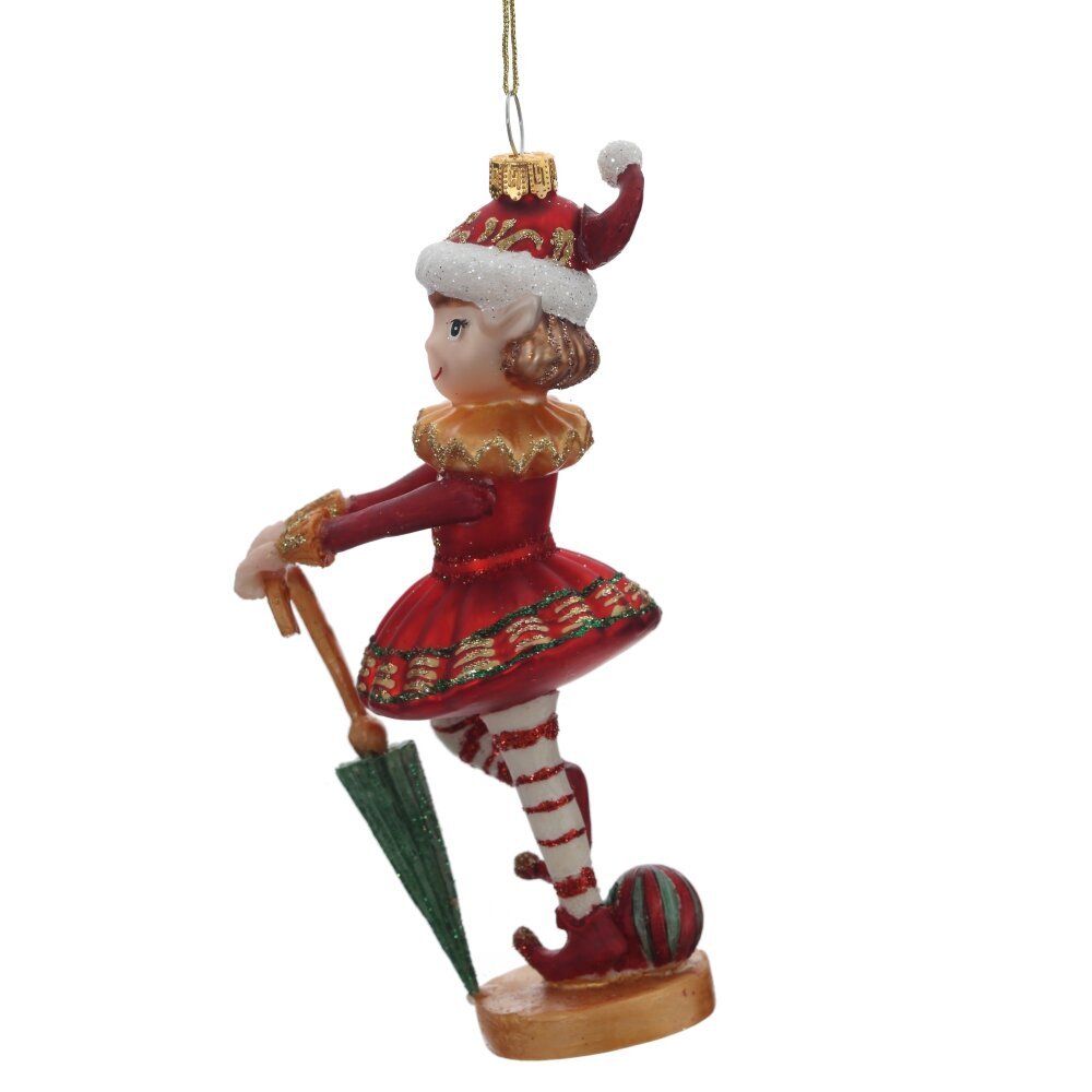 GAEM Украшение новогоднее "Девочка-эльф", L7,5 W5,5 H15,5 см