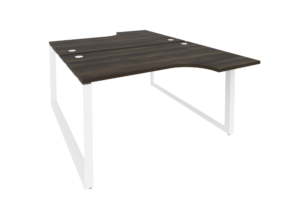 Рабочая станция на О-образном металлическом каркасе 2 места 2395 Onix