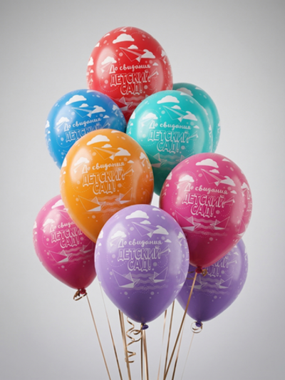 Букет воздушных шаров на выпускной в детский сад