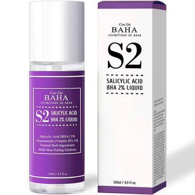 Тоник для лечения акне и сужения пор Cos De BAHA Salicylic acid 2% liquid (S2) 120 мл