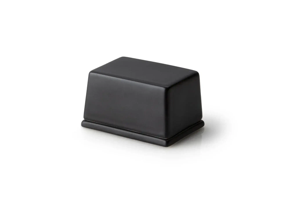 Continenta Блюдо для масла 9,5x7x6см 125г черное