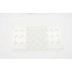 Форма для шоколада "Сердце" 24 ячейки 25*21*8 мм, поликарбонат, P.L. Proff Cuisine