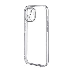 Силиконовый чехол TPU Clear case (толщина 2.0 мм) для iPhone 14 (Прозрачный)