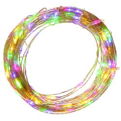 GAEM Электрогирлянда (60 разноцветн, 3xAA,), L600 W0,1 H0,2 см