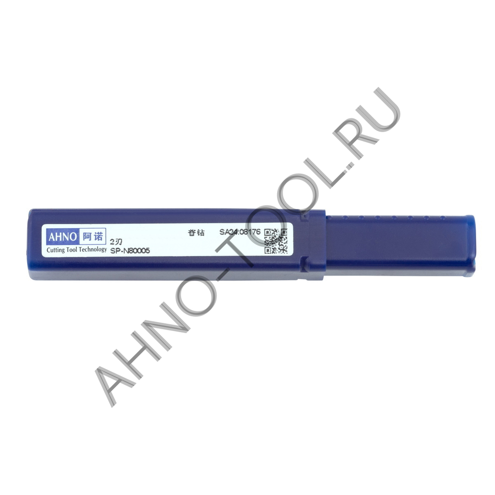 Сверло 10.3мм монолитное твердосплавное 5D без подвода СОЖ. для цвет.металлов SP-N800051030 VHM AHNO