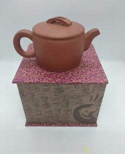 259033 Чайник ИСИН "Хань Ва - Ханьская черепица" 200мл, глина красный