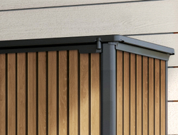 Уличный шкаф пластиковый Keter Deco Vertical 1400 л narrow brown