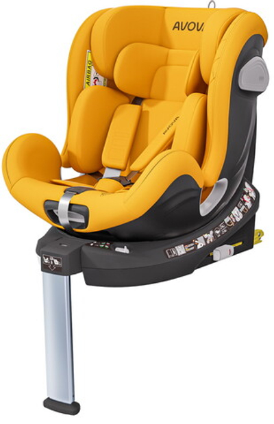 Автокресло Avova Swan Fix i-Size 0-1-2 (40-125 см, 0-25 кг) Beach Yellow, желтый