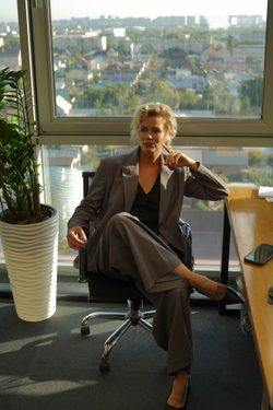 Брюки OFFICE SIREN Gray