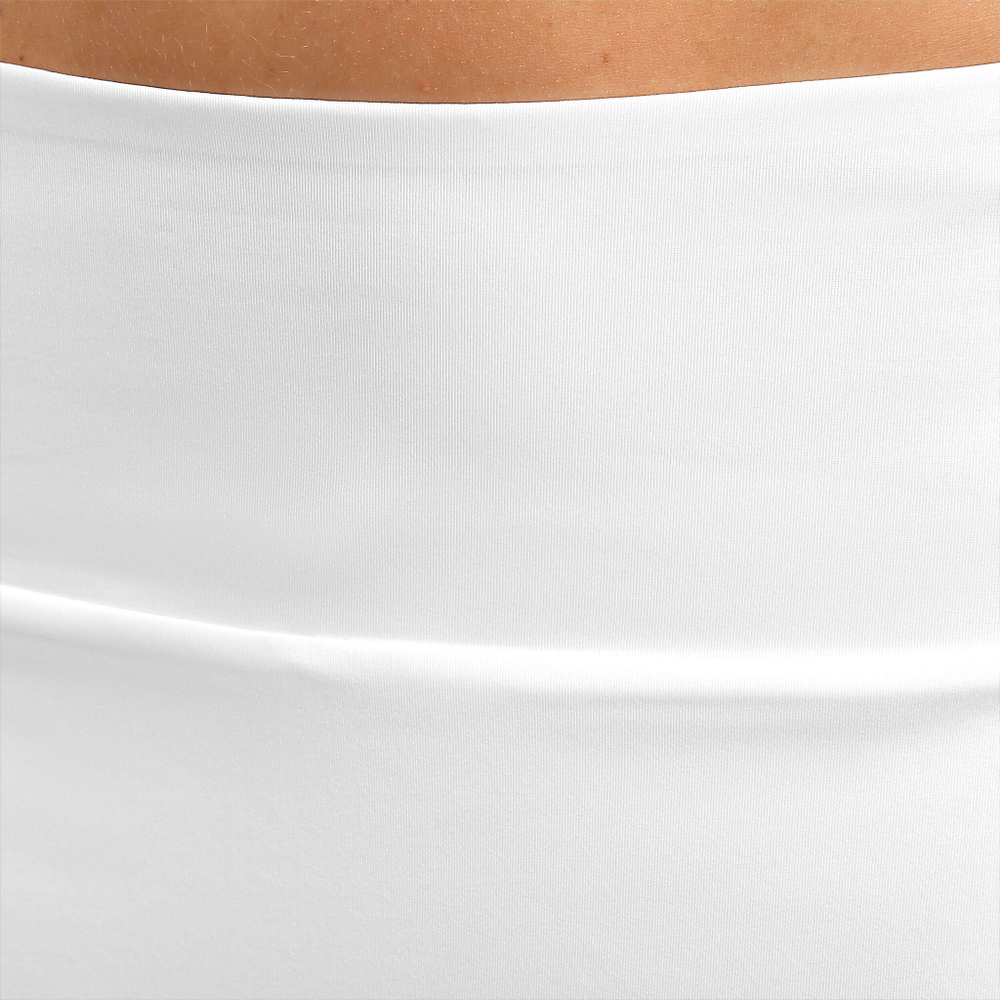 Женская теннисная юбка HEAD Club Basic Long Skirt Women - White, Silver