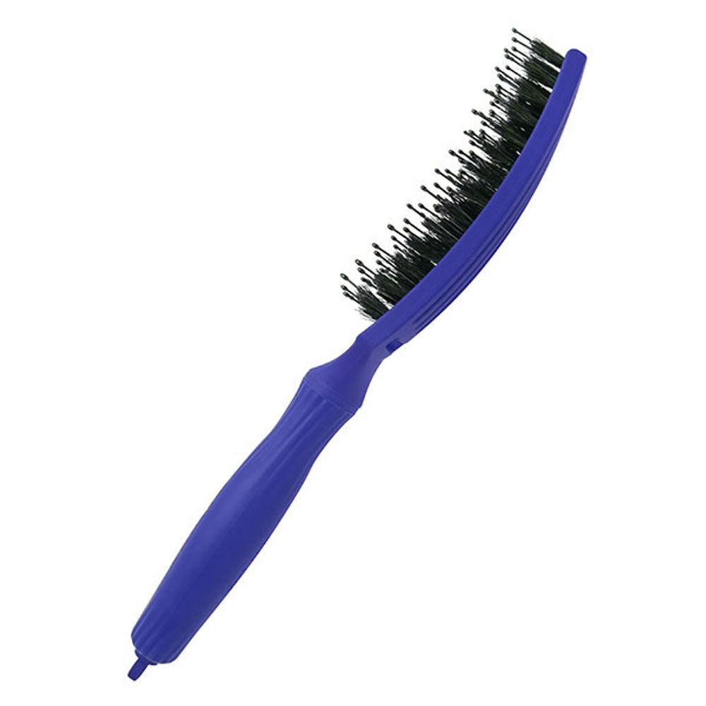 Щетка для укладки Fingerbrush Care Iconic Boar&Nylon BLUE JEANS ID1834 - 2