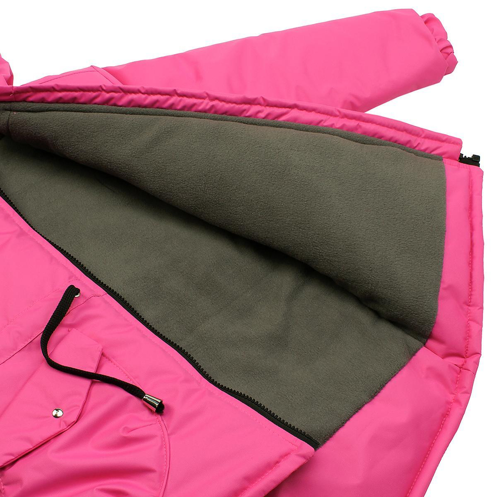 Парка для девочек 2701-07 мембрана р.104-110 фуксия (Ириска)