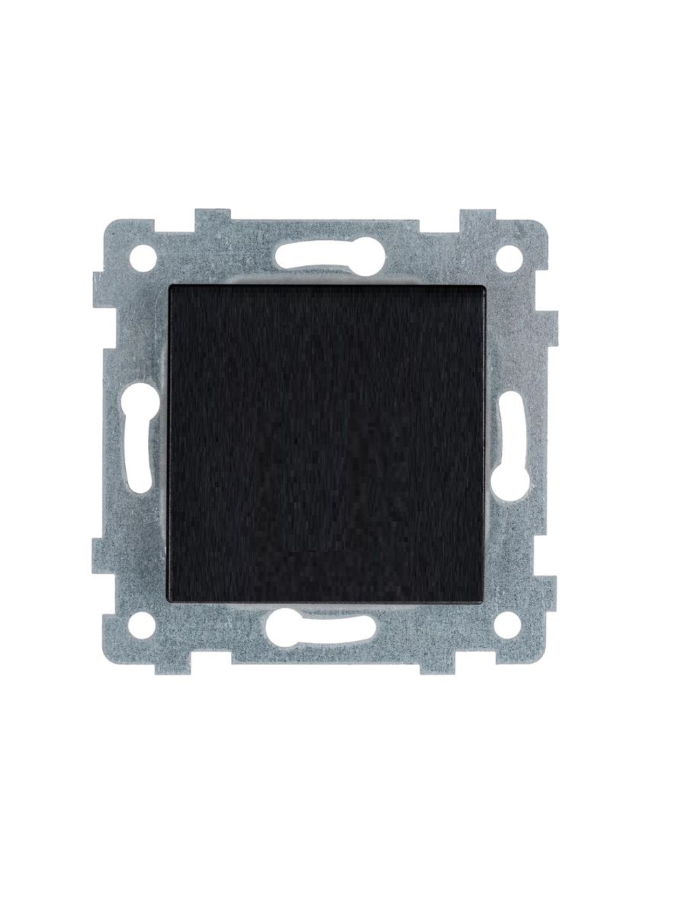 "Аксиома" Механизм выключателя одноклавишного скрытой установки С110-447 антрацит