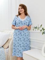 Ночная сорочка Канна-1 Виотекс ГОЛУБОЙ