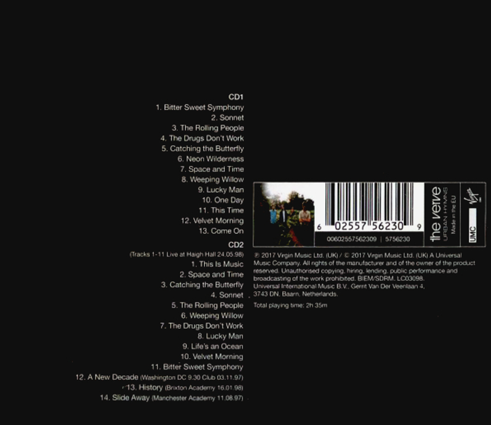 The Verve / Urban Hymns (20th Anniversary Remaster)(2CD)