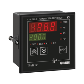 Измеритель-регулятор микропроцессорный ТРМ212-Н.РР 1 А при 220 В 50...60 Г 130×105×65 мм, IP44 35309