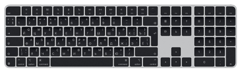 Клавиатура Apple Magic Keyboard with Touch ID MXK83RS/A черный