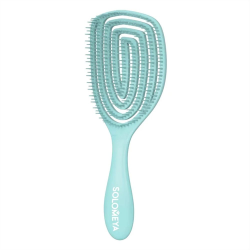 SOLOMEYA Расческа для сухих и влажных волос АРОМАТ ЖАСМИНА Solomeya Wet Detangler Brush Oval Jasmine, 1 шт.