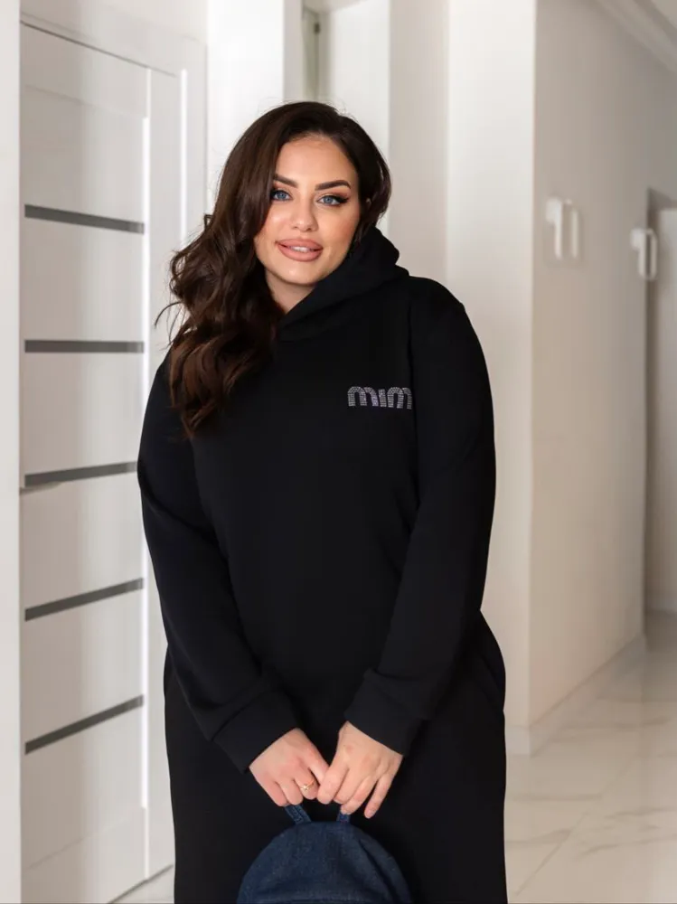 Платье-худи УК-988 Фабрика Моды