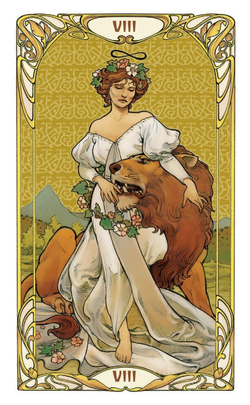Мини Таро Арт-Нуво Золотое / Mini Golden Art Nouveau Tarot