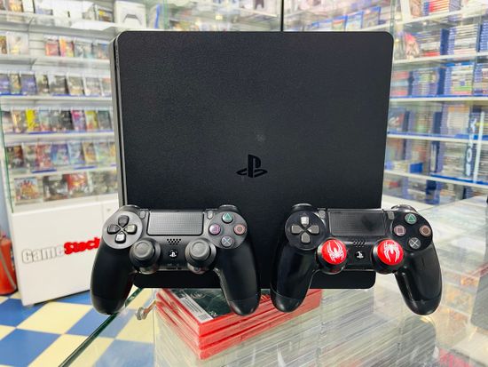 Sony Playstation 4 Slim 500Gb CUH-2108A, Без коробкой, S/N: 02274524541445146 (PS4, без игр, Б/У)