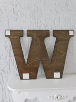 Буква английского алфавита деревянная настенная