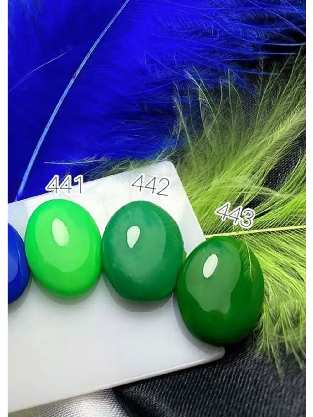 ElliS Гель лак для ногтей 441 светло зеленый