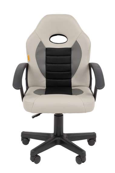 Кресло Chairman Kids 111 Россия экокожа серый