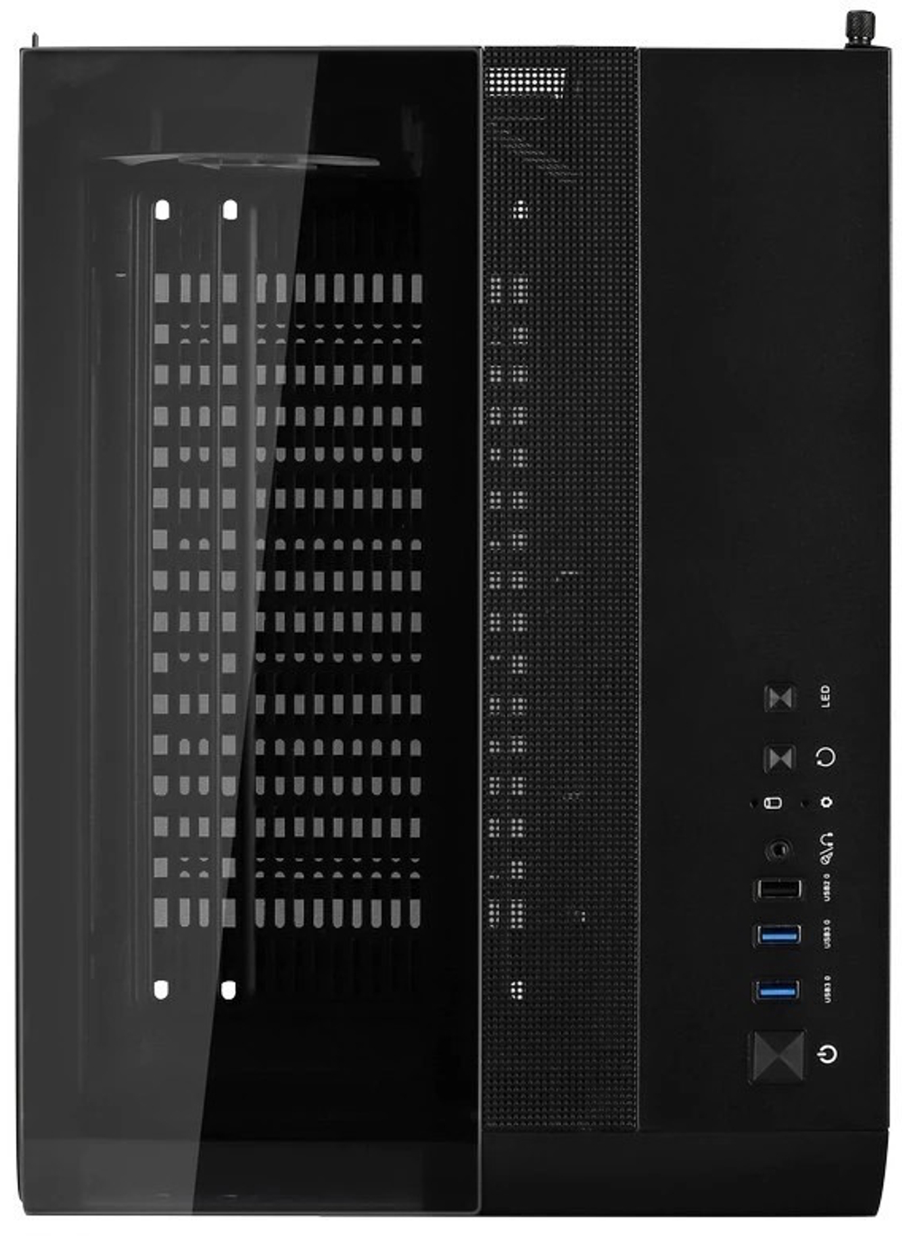 Корпус mATX 1STPLAYER RT5-BK-2FC7R-1FC7
