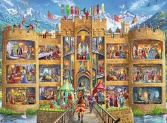 Puzzle Cutaway Castle 150pc