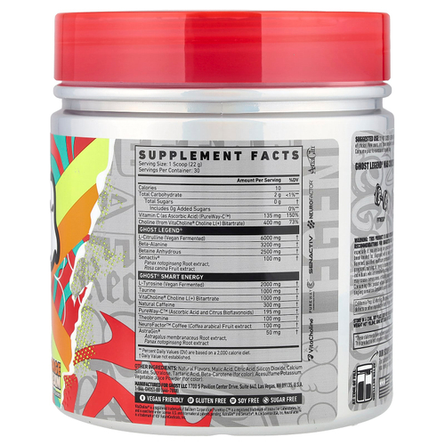 Ghost, Legend®, перед тренировкой, апельсиновый крем, 660 г (23,3 унции)