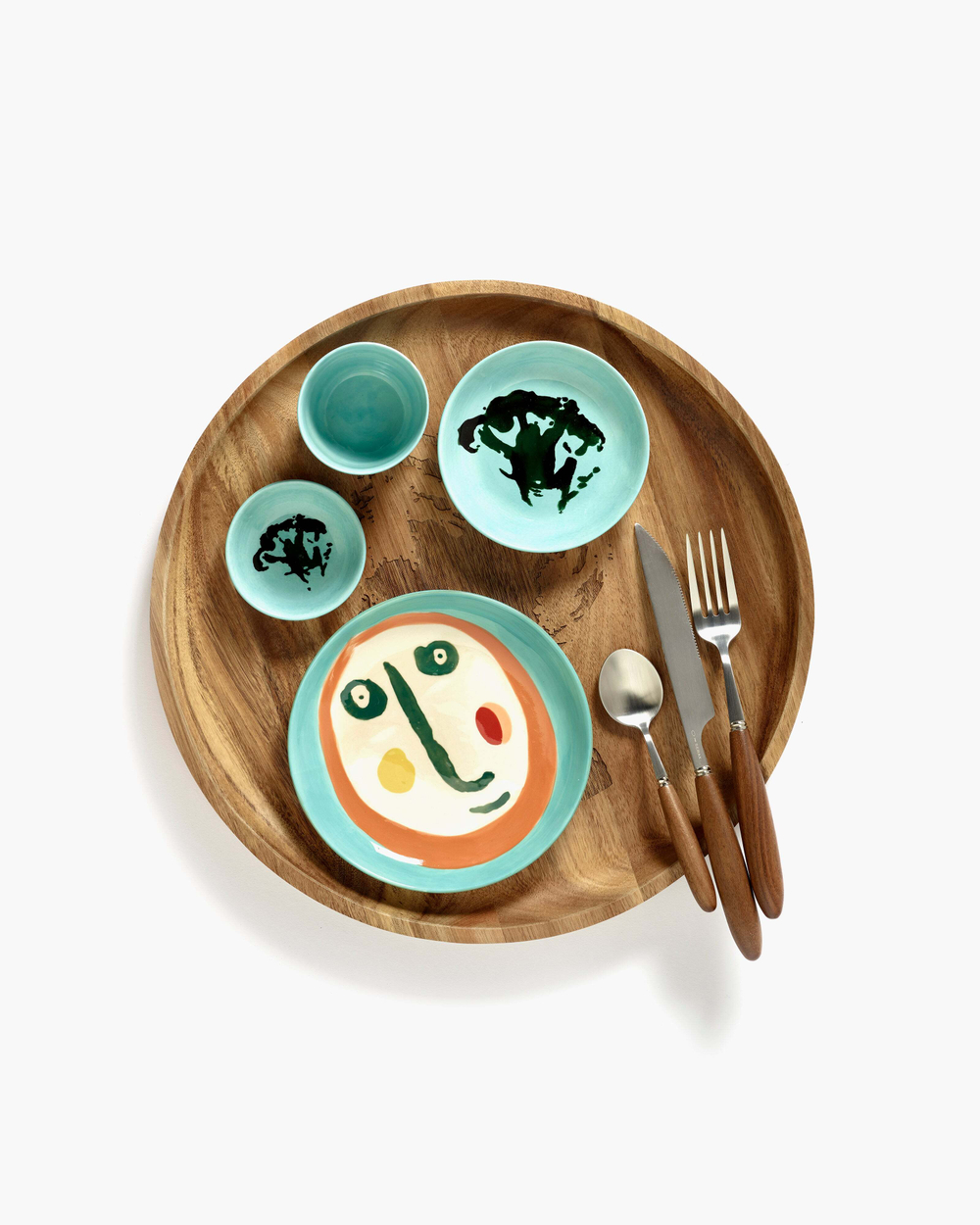 Набор розеток Azure Broccoli Green Feast, 11.5 см (4 шт.)