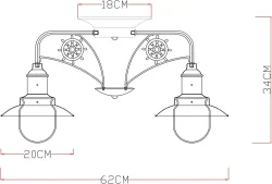 Потолочная люстра Arte Lamp