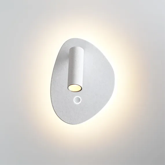 7183/9WL HIGHTECH ODL26 471 Настенный светильник белый ice crack/металл IP20 LED 9W 580Лм 2700K/3300K/4000K 120° 220-240V ROY