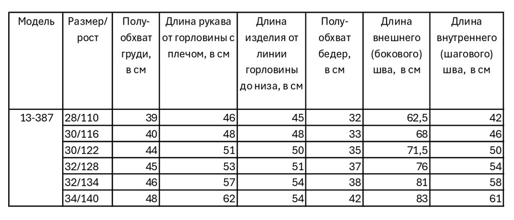 Костюм утепленный для мальчика 5-10 лет Fleur de Vie