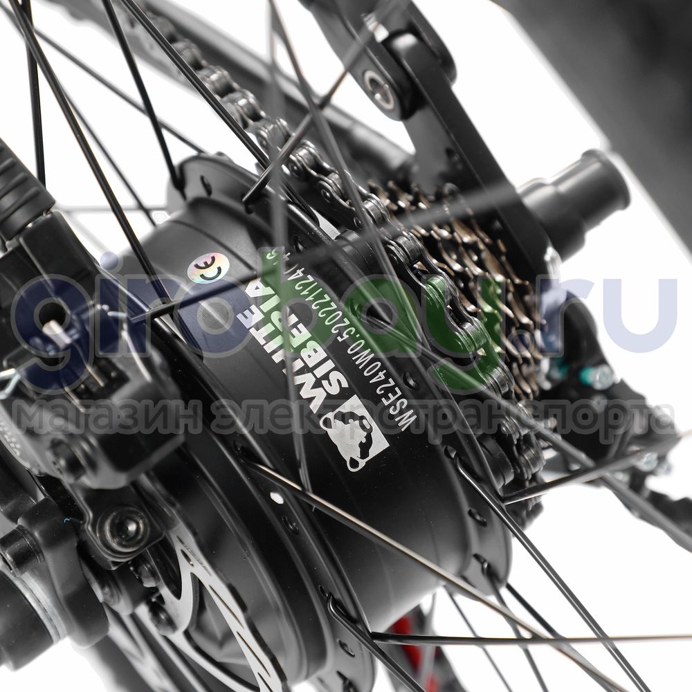 Электровелосипед WHITE SIBERIA CAMRY X 500W (матовый черный) фото 17 фото №21