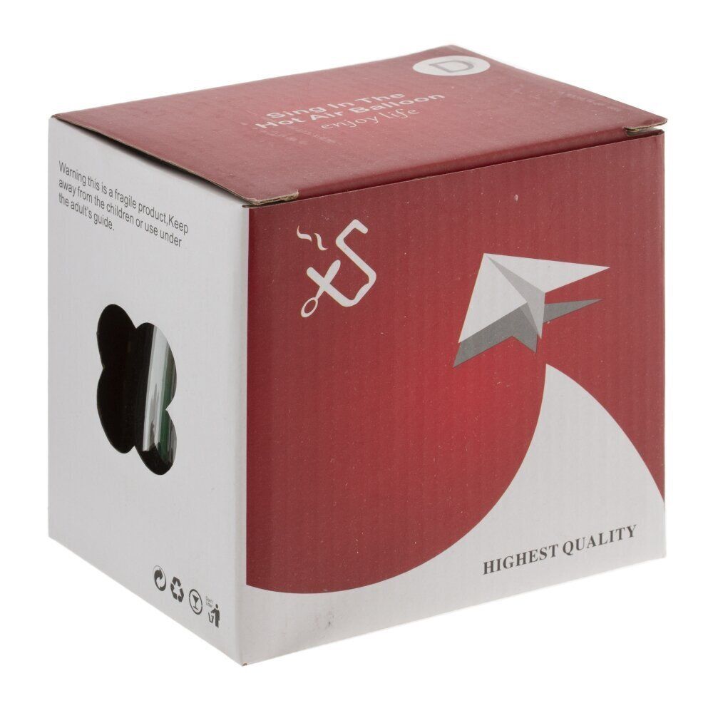 GAEM Кружка с крышкой и ложкой 420 мл, L8 W8 H9 см