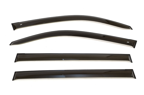 Дефлекторы боковых окон Cobra Tuning на Toyota Land Cruiser 200 5 дв. 2007 арт.T21607