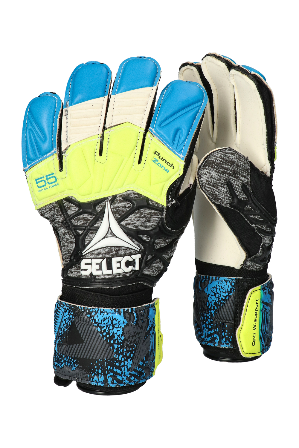 Вратарские перчатки Select 55 Extra Force Flat Cut - многоцветный