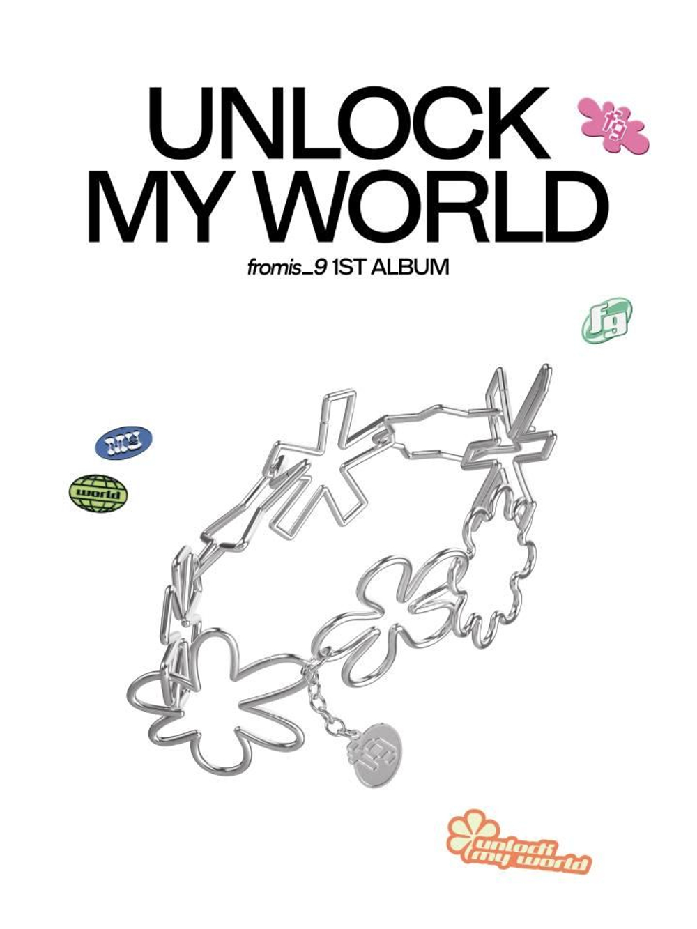 Альбом FROMIS_9 - UNLOCK MY WORLD 1st Album 3 Version SET