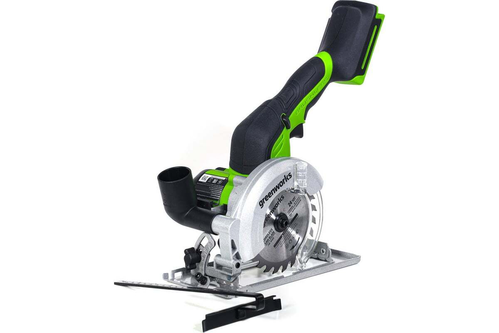 Пила дисковая аккумуляторная мини GREENWORKS 24 V без акк и з/у   1501207