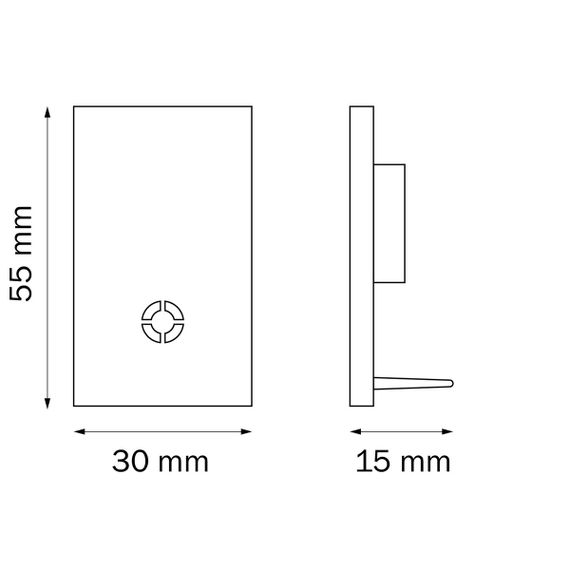 Заглушка Lightstar Barra 505167